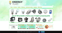 Desktop Screenshot of energyteamsrl.it